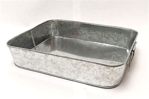 rectangular tray using sheet metal|rectangular galvanized tray.